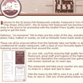 St Annes Fish Restaurant final site which coloured images on mouseover